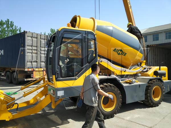 self load concrete mixer truck