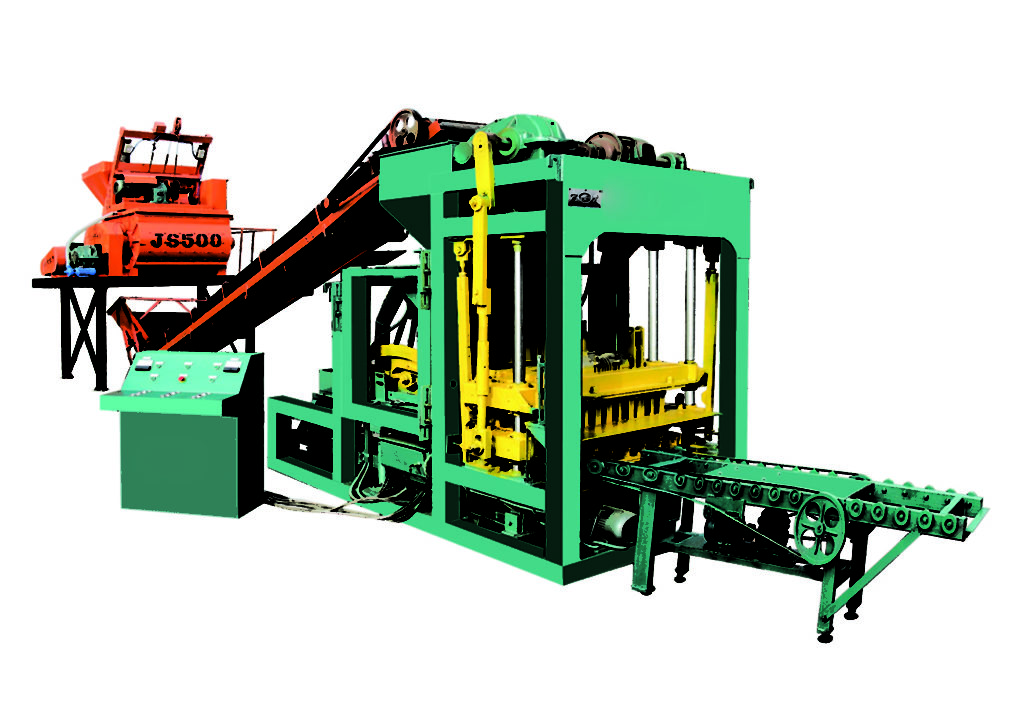 QTJ4-25 interlocking tile machine