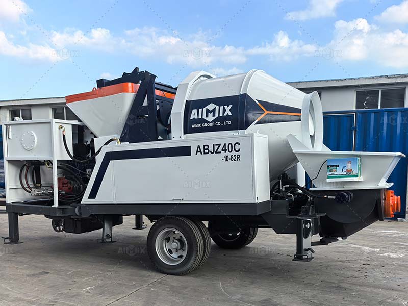 concrete pump mixer