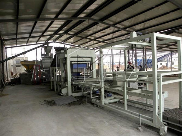 interlocking block making machine