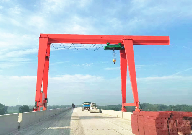 single girder ourdoor gantry crane