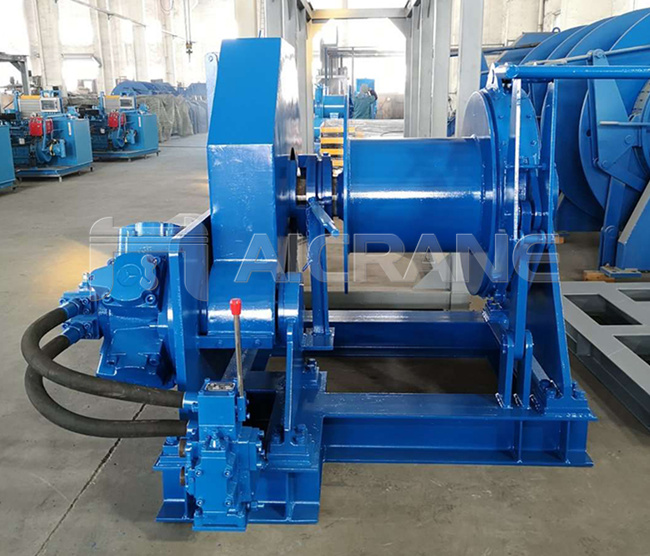 hydraulic mooring winch