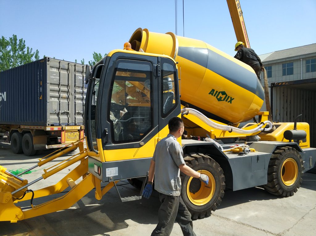 cheap self loading concrete mixers