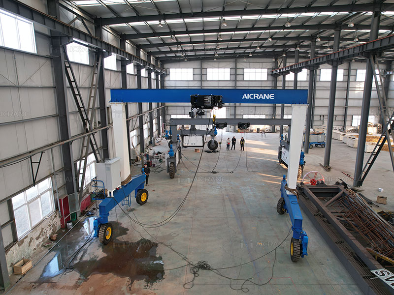 Single Beam Rubber Tyre Gantry Crane