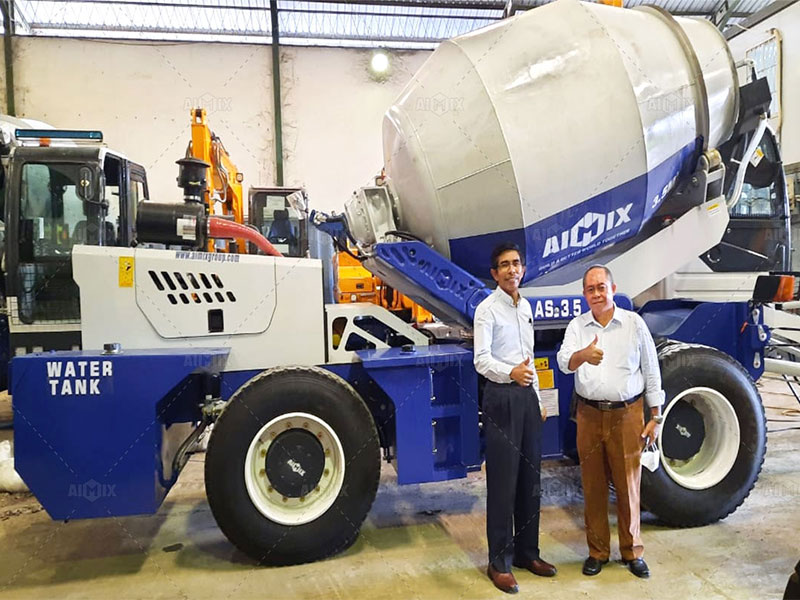 self loading concrete mixer for sale in Aimix Group