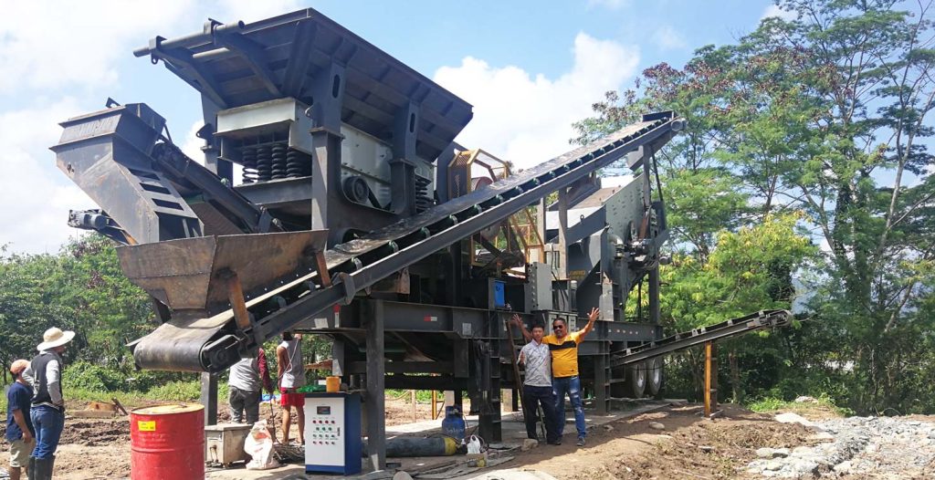 Mobile Stone Crushing Plan