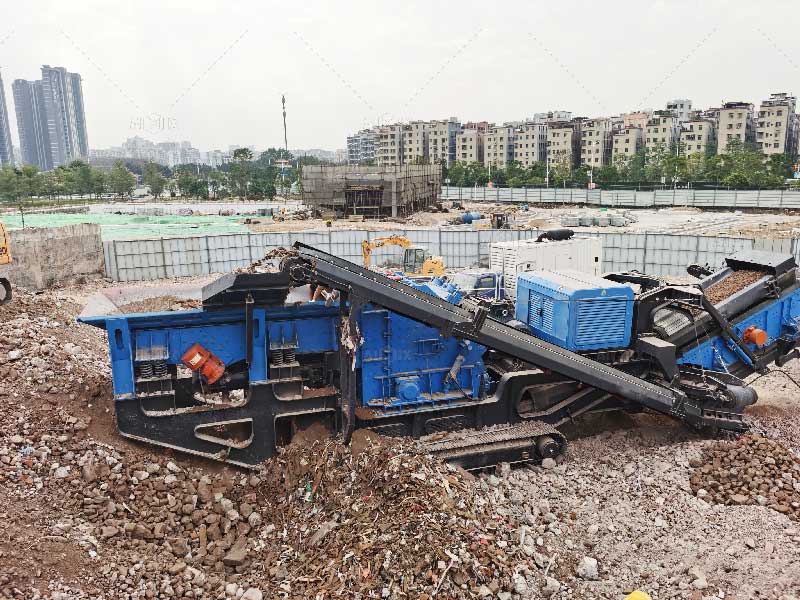 Mobile Stone Crusher for Construction Waste